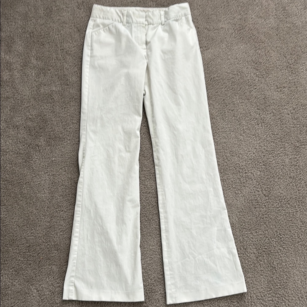 Theory Ivory Trousers